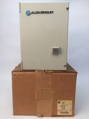 ALLEN BRADLEY 109-A30JD3-C32-7 TYPE 12 STARTER ENCLOSURE ONLY 0
