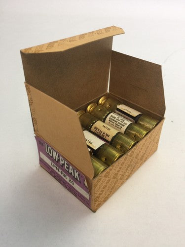 BUSSMAN LOW-PEAK LPN-RK 20 DUAL ELEMENT TIME-DELAY FUSE 250VAC 20A (BOX OF 10)0