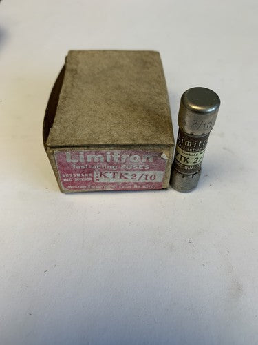 Bussmann Limitron KTK2/10 2/10A 600V Fuse "Lot of 10"0