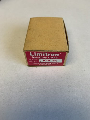 Bussmann Limitron KTK1 1/2 1 1/2A 600V Fuse "Lot of 10"0