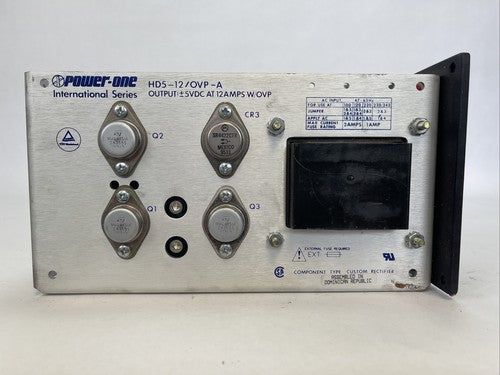 UNICO 1685 POWER-ONE INTERNATIONAL SERIES 309-807.01 HD5-12/OVP-A 5VDC 12A W/OVP0