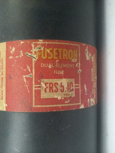 FUSETRON FRS500 DUAL ELEMENT FUSE 600V OR LESS1
