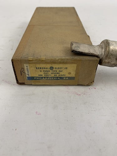 General Electric GF6B80 80A 600V Fuse "Lot of 3"1