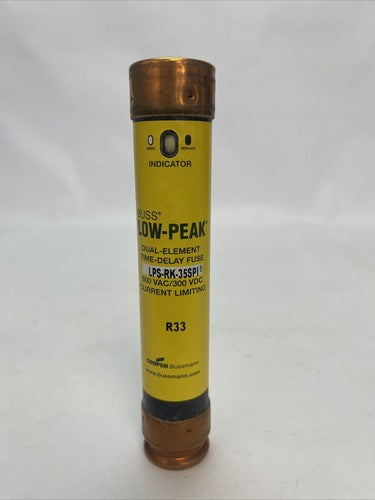 BUSS LPS-RK-35SPI LOW-PEAK INDICATOR FUSE 300VDC 600VAC 35AMP (LOT OF 10)1