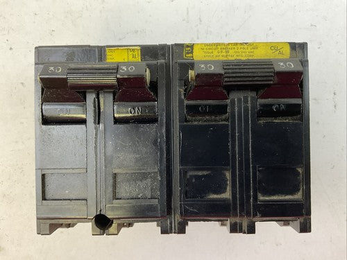 MURRAY MP230 CIRCUIT BREAKER 30AMP 2POLE 120/240VAC (LOT OF 2)0