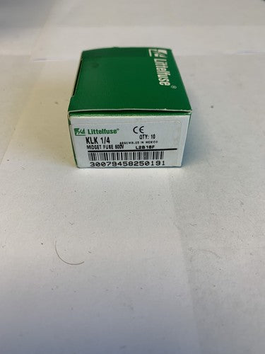 Littelfuse KLK1/4 1/4A 600V Fuse "Lot of 10"0