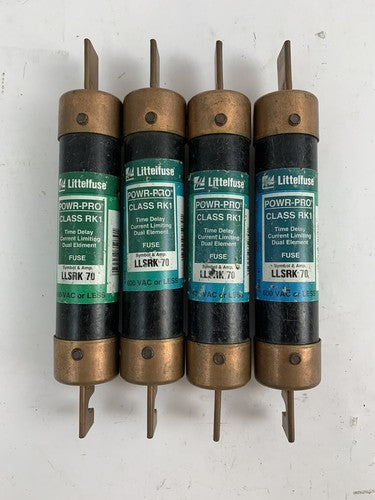 Littelfuse Powr-Pro LLSRK70 70A 600V Fuse "Lot of 4"0