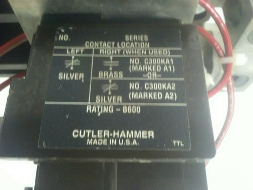 CUTLER HAMMER SIZE 5 STARTER 240V COIL W/ 42-2807-3 300/5 CURRENT TRANSFORMER8