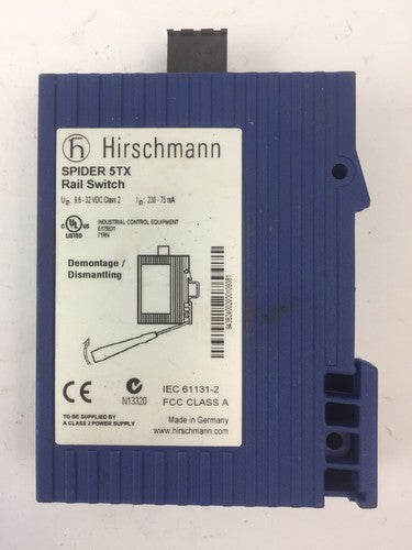 HIRSCHMANN SPIDER 5TX RAIL SWITCH0