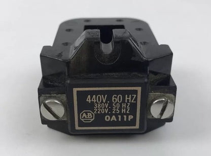 Allen Bradley OA11P COIL, 220V-25HZ,  380V-50HZ,  440V-60HZ, 0A11P, USED0