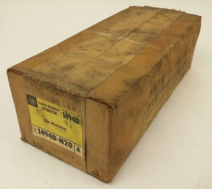 ALLEN BRADLEY 1494D-N20 SER. A FLANGE MOUNTED OPERATOR, SLIDE MECHANISM, 1494D0