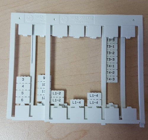 PARTIALS Allen Bradley 1492-SM6X12 Ser. B Markers 3