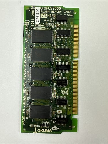 OKUMA OPUS7000 (A911-2806) FLASH MEMORY CARD 12MB E4809-436-094-A 1911-28060