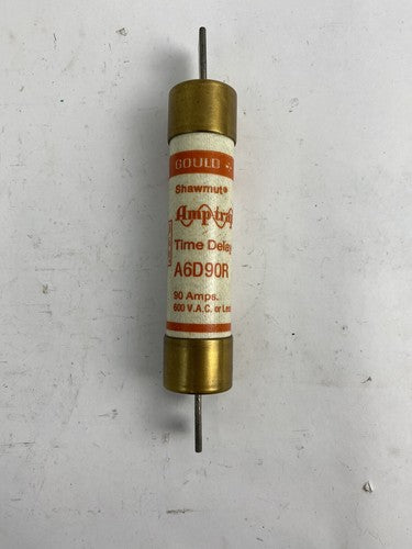 Gould Shawmut Amp-trap II A6D90R 90A 600V Fuse "Lot of 3"1