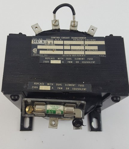 Allen-Bradley 1497-N19 Series A 500 K.V.A. Control Circuit Transformer 120V 50H0