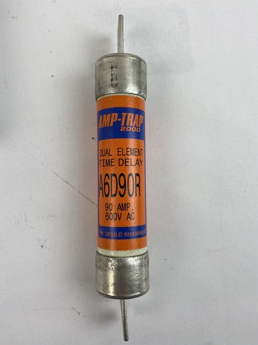 Gould Shawmut Amp-trap 2000 A6D90R 90A 600V Fuse "Lot of 5"3