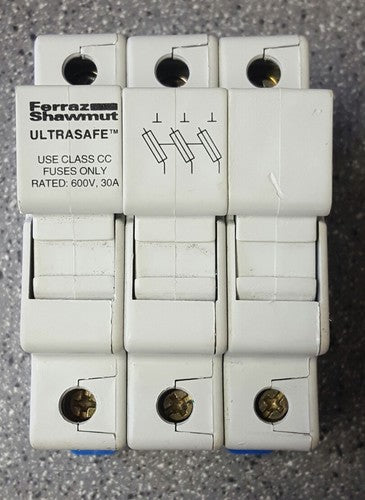 Ferraz Shawmut USCC3, M217522, Fuse Holder 30A 600V M217522, USED0