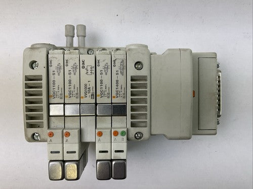 SMC VQC1400-51 (4) VQC VALVE 0.1-0.7 MPa VVQ1000-10A-1 (1) BLANKING PLATE0