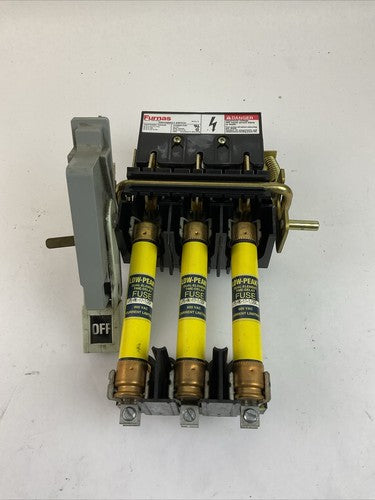 FURNAS D46120-001 DISCONNECT SWITCH SER A LPS-RK-17-1/2SP 17-1/2AMP 600VAC FUSE0