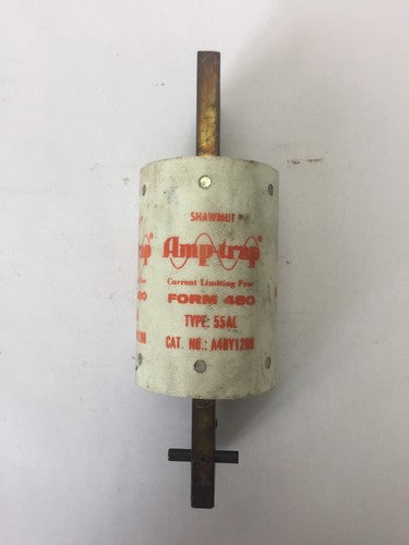 SHAWMUT A4BY1200 AMP-TRAP CURRENT LIMITING FUSE TYPE 55L 1200AMP 600VAC K-DON 3