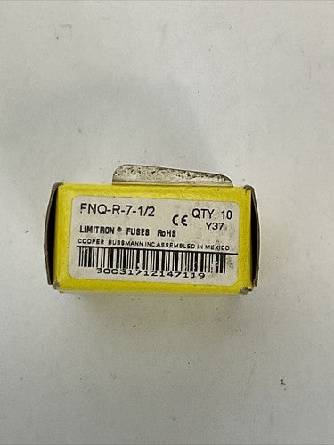 BUSSMANN FNQ-R-7-1/2 LIMITRON FUSE 7-1/2AMP (BOX OF 10)0