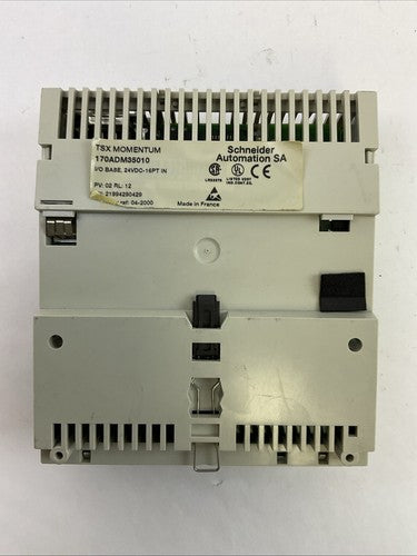 SCHNEIDER 170ADM35010 I/O BASE 24VDC 16PT IN 170NEF11021 COMM ADAP MB+ SGL PORT1