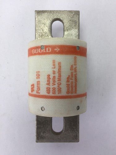 GOULD SHAWMUT AMPTRAP A50P450 FUSE 450 AMP 500VAC TYPE 4 FORM 1013