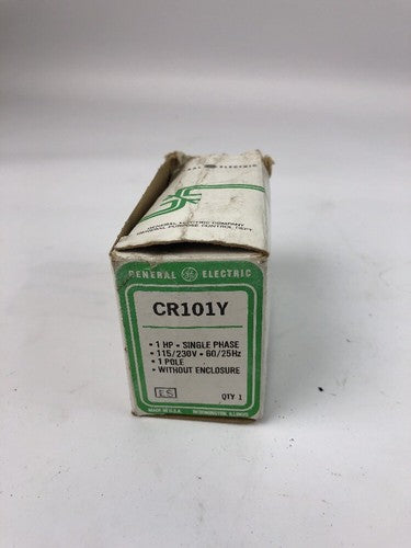 GE CR101Y 1HP SINGLE PHASE 115/230V 60/25HZ 1 POLE WITHOUT ENCLOSURE0