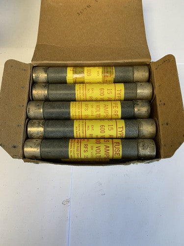 Economy Fuse RFS15 15A 600V Fuse "Lot of 10"1