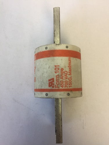 GOULD SHAWMUT AMPTRAP A70Q450 FUSE 450 AMP 700 VAC TYPE 4EX FORM 1012