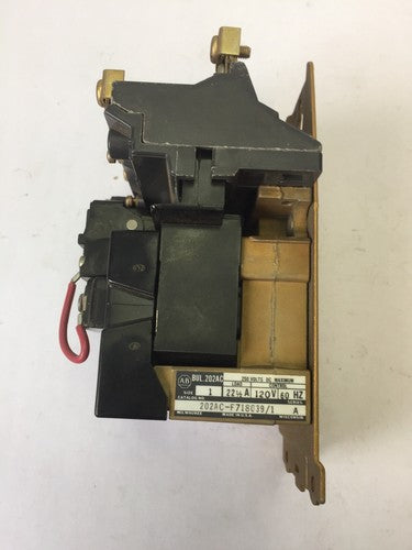 ALLEN BRADLEY 202AC-F718039/1 DC CONTACTOR 250VDC 3NO-1NC 71A86 COIL 120V 60HZ4