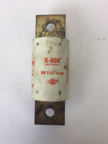 SHAWMUT A4BY1200 AMP-TRAP CURRENT LIMITING FUSE TYPE 55L 1200AMP 600VAC K-DON 4