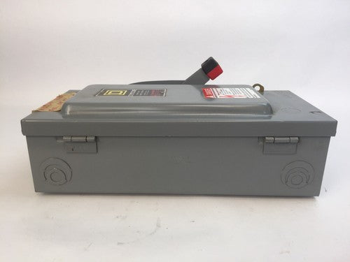 SQUARE D H321 FUSIBLE SAFETY SWITCH SER E2 30A 240VAC 7.5HP 3PH TYPE 1 ENCLOSURE5