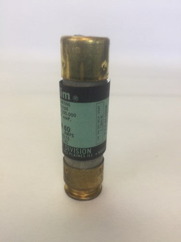 ECONOLIM NCLR 60 CURRENT LIMITING CLASS RK1 FUSE 60AMP 250VAC  (LOT OF 10)4