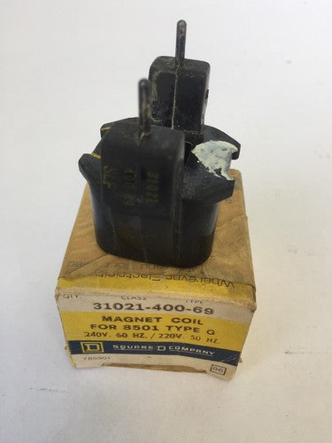 SQUARE D 31021-400-69 MAGNET COIL FOR 8501 TYPE G 240V 60HZ 220V 50HZ0