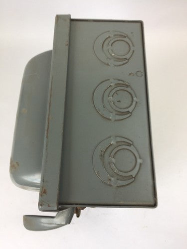 SQUARE D H322 FUSIBLE SAFETY SWITCH SERIES A1 240VAC 60AMP 15HP 3 POLE3