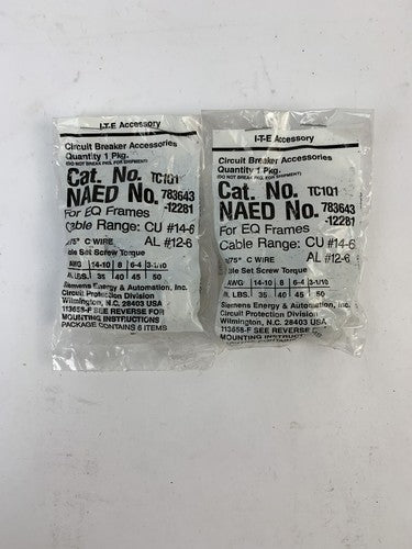 Siemens TC1Q1 BREAKER BQ NGG 40A ALCU LUGS "Lot of 2"0