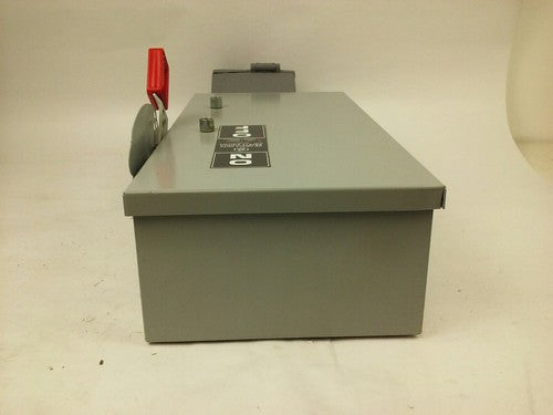 GE TH3362JRS, SAFETY SWITCH, MOD.10, 60A, 600VAC/250VDC, D16419  INTERLOCK RECEP8