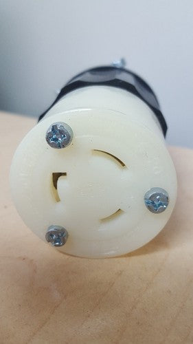 LEVITON 2323  TWIST LOCK  2pole-3wire Black 20A-250V IN BOX3