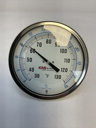 ASHCROFT 7JA-27541-009 5" BIMETAL THERMOMETER 50 CI 60R 025 30/130F 0/55C2