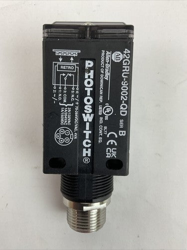 ALLEN BRADLEY 42GRU-9002-QD SER B PHOTOSWITCH0