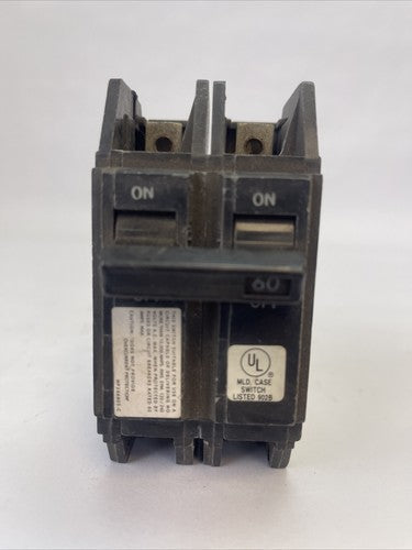 GE TQC21Y60 CIRCUIT BREAKER 120/240VAC 60AMP 2POLE0