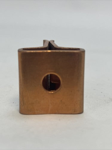 PENN-UNION 61-100A BRONZE FUSE CLIP KNIFE TYPE 61-100A 250-600V (LOT OF 6)4