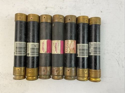 FUSETRON FRS-R-45 DUAL-ELEMENT TIME DELAY CURRENT LIMITING 600VAC 45A (LOT OF 7)3