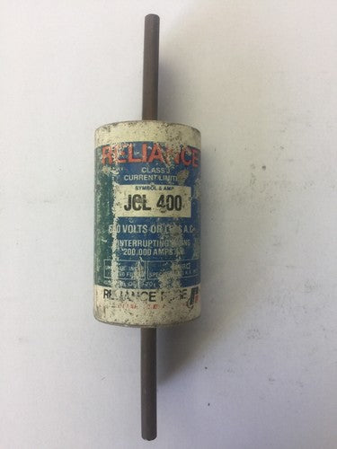 RELIANCE JCL 400 CLASS J CURRENT-LIMITING FUSE 400AMPS 600VAC 4