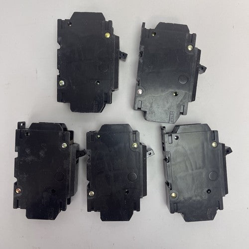 GE THQC1115 CIRCUIT BREAKER 1POLE 15AMP 120/240VAC (LOT OF 5) GENERAL ELECTRIC5