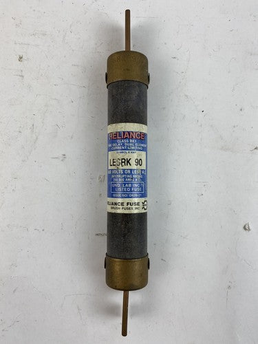 Reliance LESRK90 90A 600V Fuse "Lot of 3"1