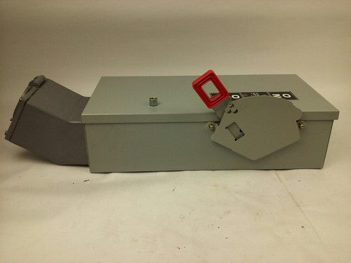 GE TH3362JRS, SAFETY SWITCH, MOD.10, 60A, 600VAC/250VDC, D16419  INTERLOCK RECEP7