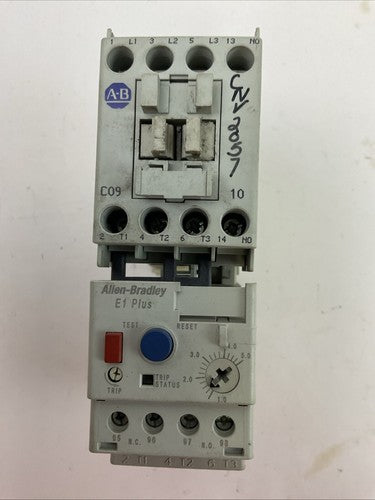 ALLEN BRADLEY STARTER (100-C09Z*10 COIL 24VDC + 193-EECB 1.0-5.0A)0