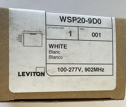 LEVITON WSP20-9D0 100/277V 902MHZ 20A RELAY POWER PACK WIRELESS SWITCH1